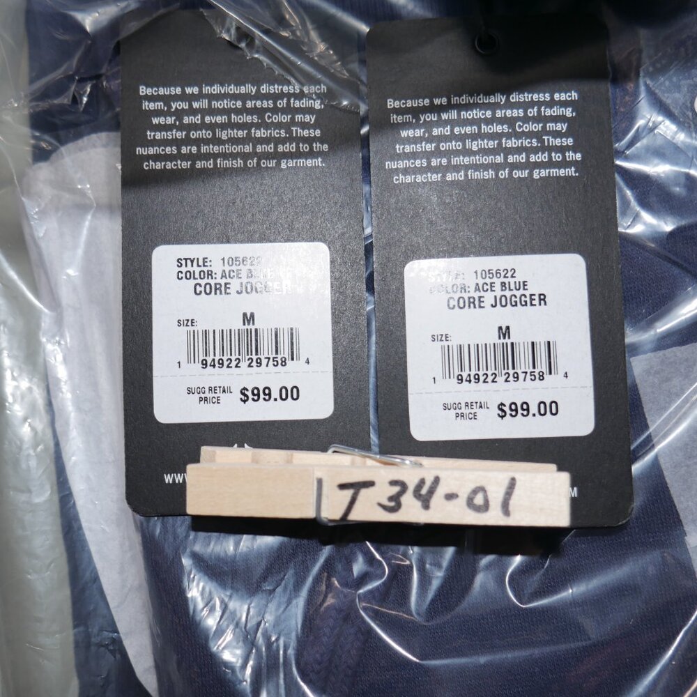 True Religion 2 PC Sweatsuit Men's Fleece Tracksuit Outfit Gift Set Navy Blue - Picture 14 of 16